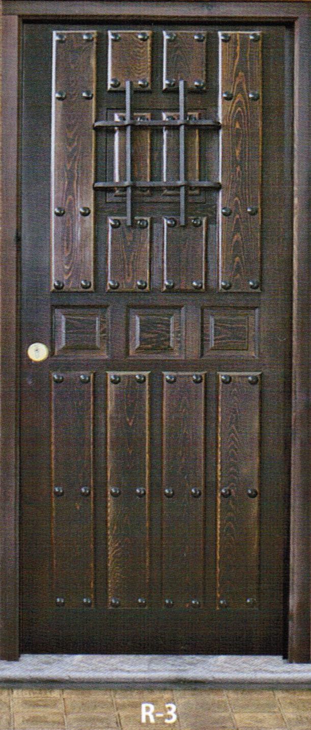 Puerta Exterior Rústica Modelo R-6